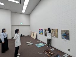 日本國立東京都美術館展-〈日本第十二回東京現展〉：佈置會場
