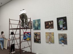 日本國立東京都美術館展-〈日本第十二回東京現展〉：佈置會場