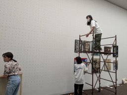 日本國立東京都美術館展-〈日本第十二回東京現展〉：佈置會場