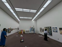 日本國立東京都美術館展-〈日本第十二回東京現展〉：佈置會場